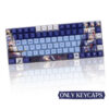 Kamisato Ayaka keycap blue keyboard cover Cherry all keys - Image 4